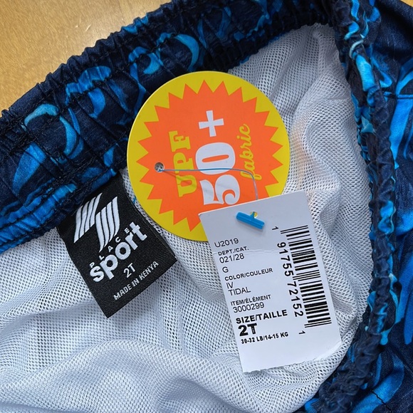 The Childrens Place brand Place Sport Boys Swim Trunks Bathing Suit Size 2T - Picture 3 of 3